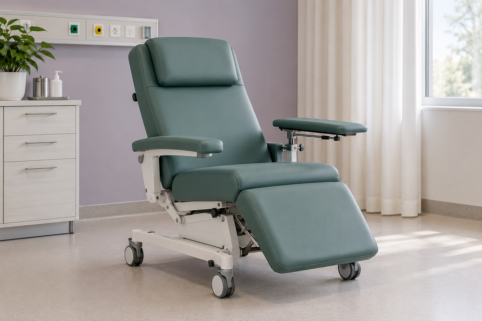 Fauteuils de soins dans un environnement de soins coordonné