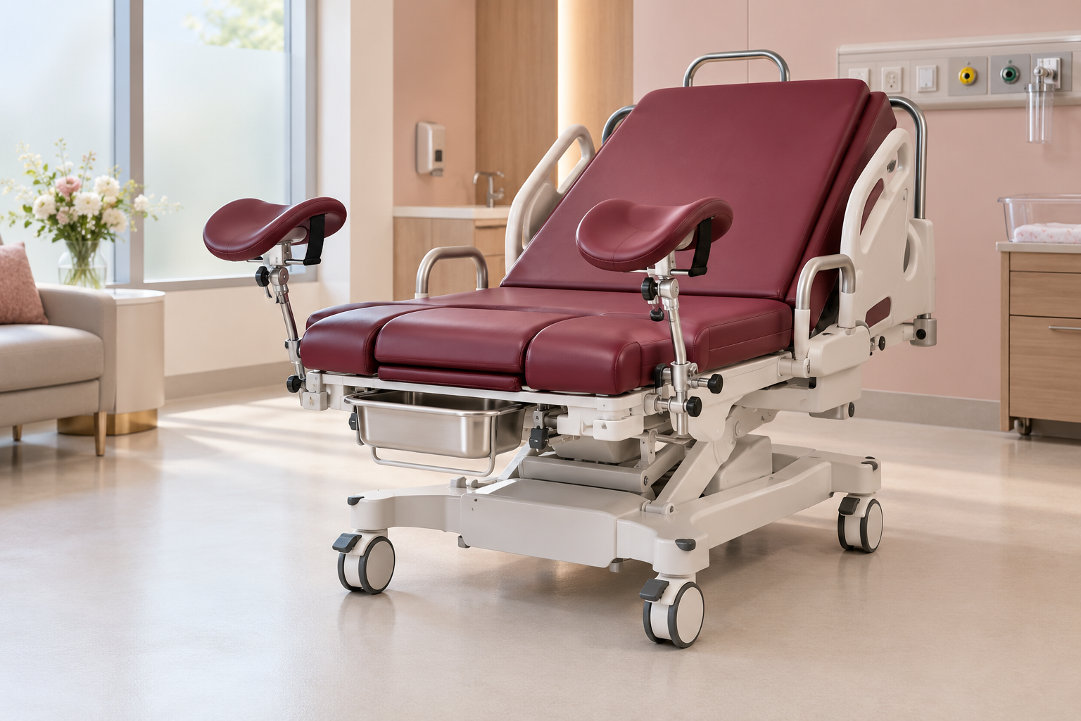 Lits d’accouchement dans un environnement de soins coordonné