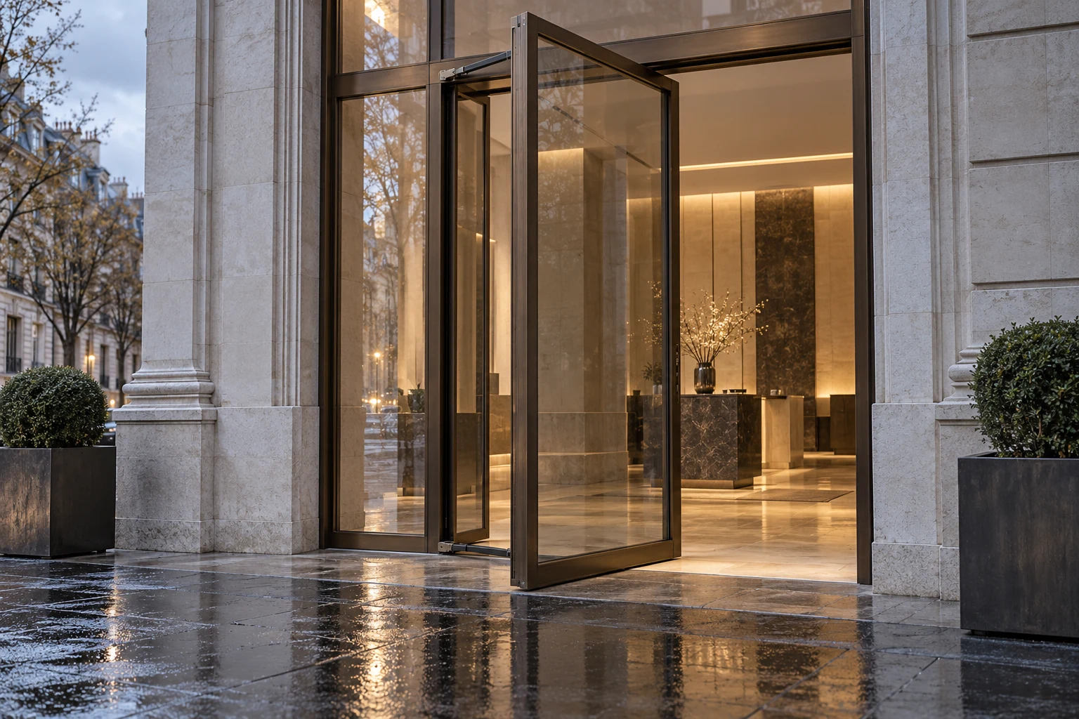 أبواب مداخل متوازنة entrance concept