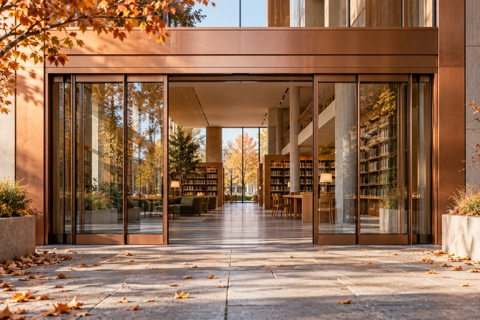 telescopic sliding door